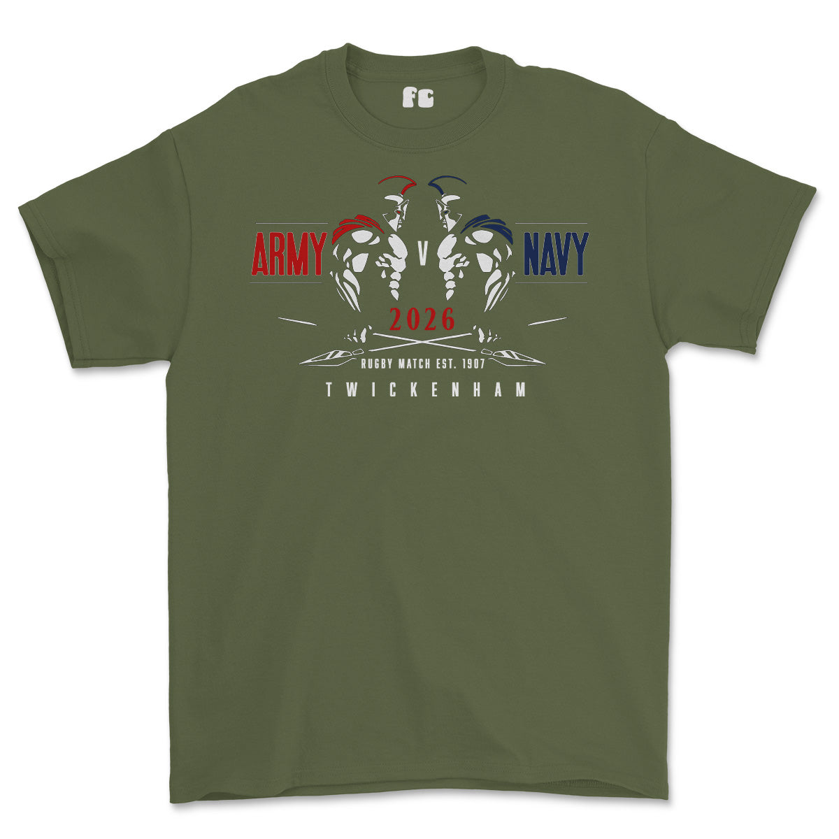 Army V Navy 2026 Gladiators Printed T-Shirt