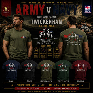 Army v Navy Rugby 2027 Double Print T-Shirt