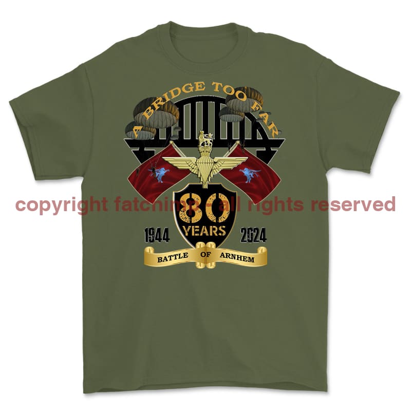 Arnhem 80 A Bridge Too Far Commemorative Printed T-Shirt
