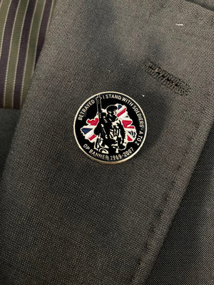OP BANNER Betrayed Pin Badge Soldiers A-Z Northern Ireland
