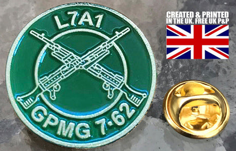 The General GPMG The Gimpy Pin Badge