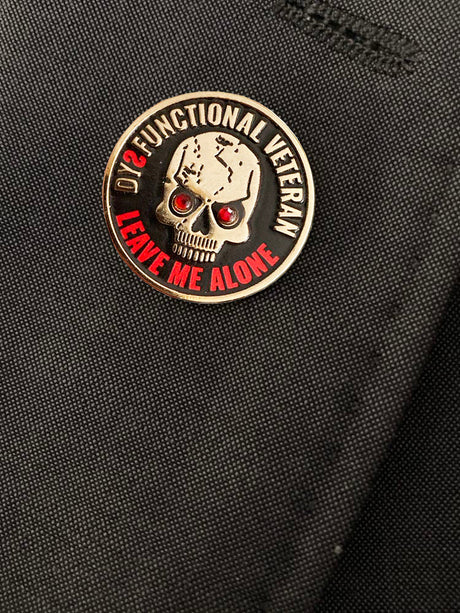 Dysfunctional Veteran Pin Badge