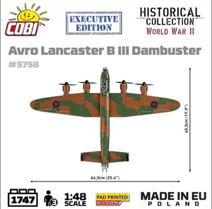 Avro Lancaster Bomber BIII Dambusters brick plane model
