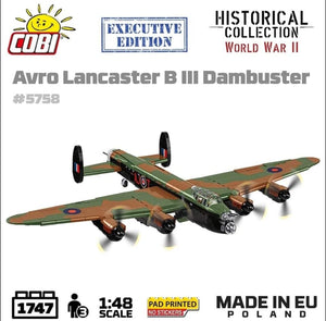 Avro Lancaster Bomber BIII Dambusters brick plane model