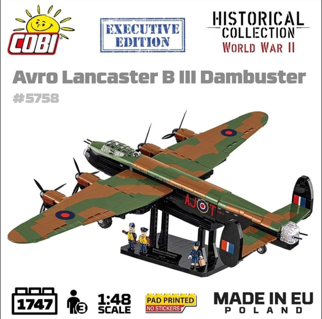 Avro Lancaster Bomber BIII Dambusters brick plane model