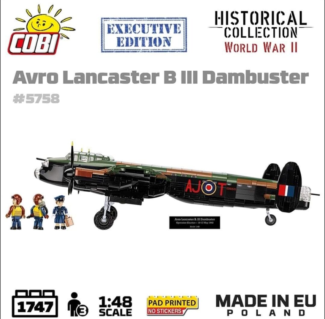 Avro Lancaster Bomber BIII Dambusters brick plane model