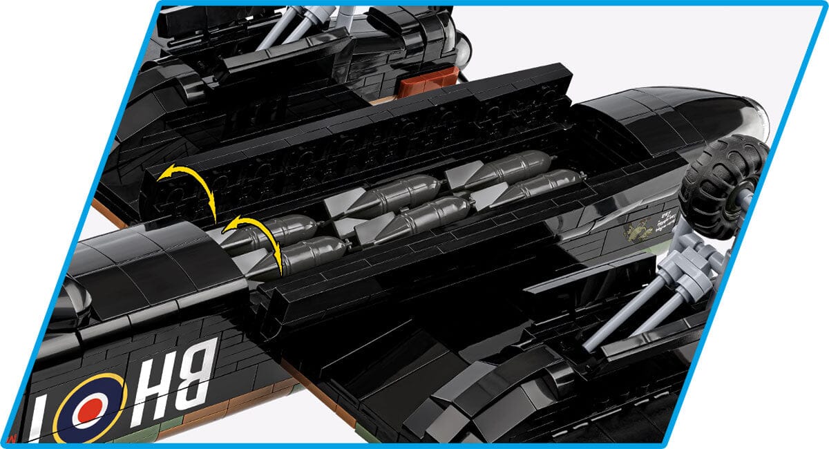 Avro Lancaster Bomber Mk. III brick plane model 