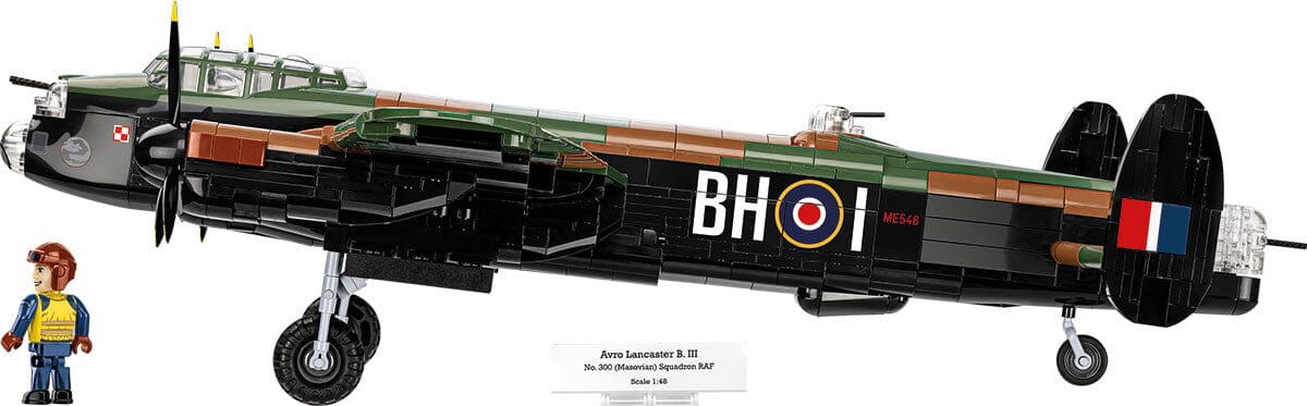Avro Lancaster Bomber Mk. III brick plane model 