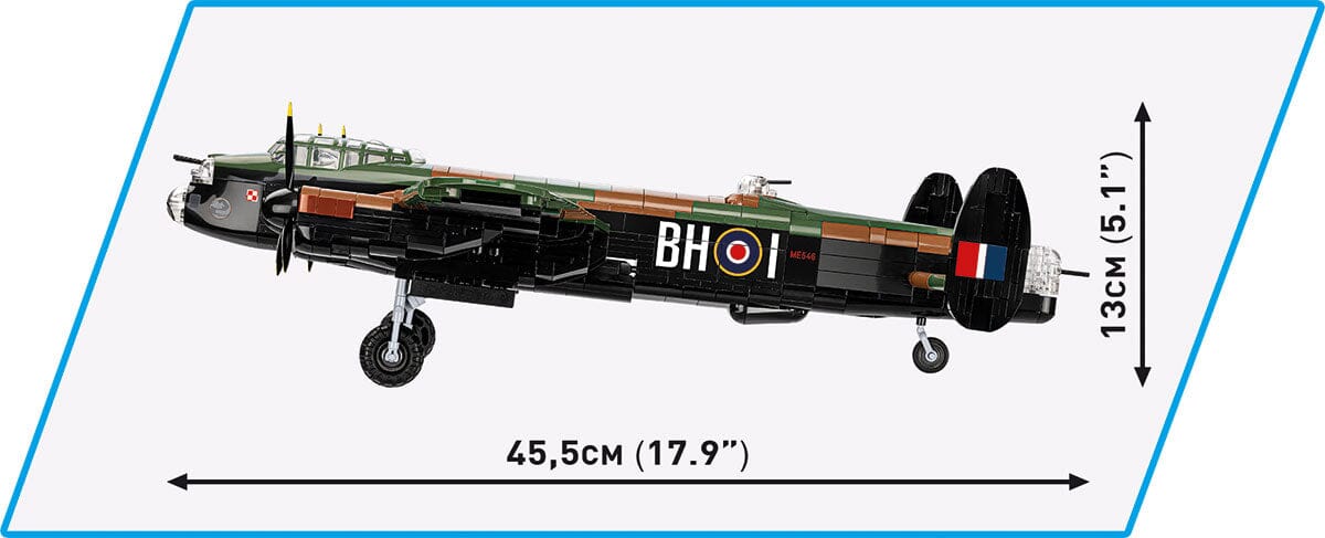 Avro Lancaster Bomber Mk. III brick plane model 