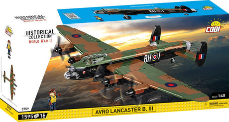 Avro Lancaster Bomber Mk. III brick plane model 