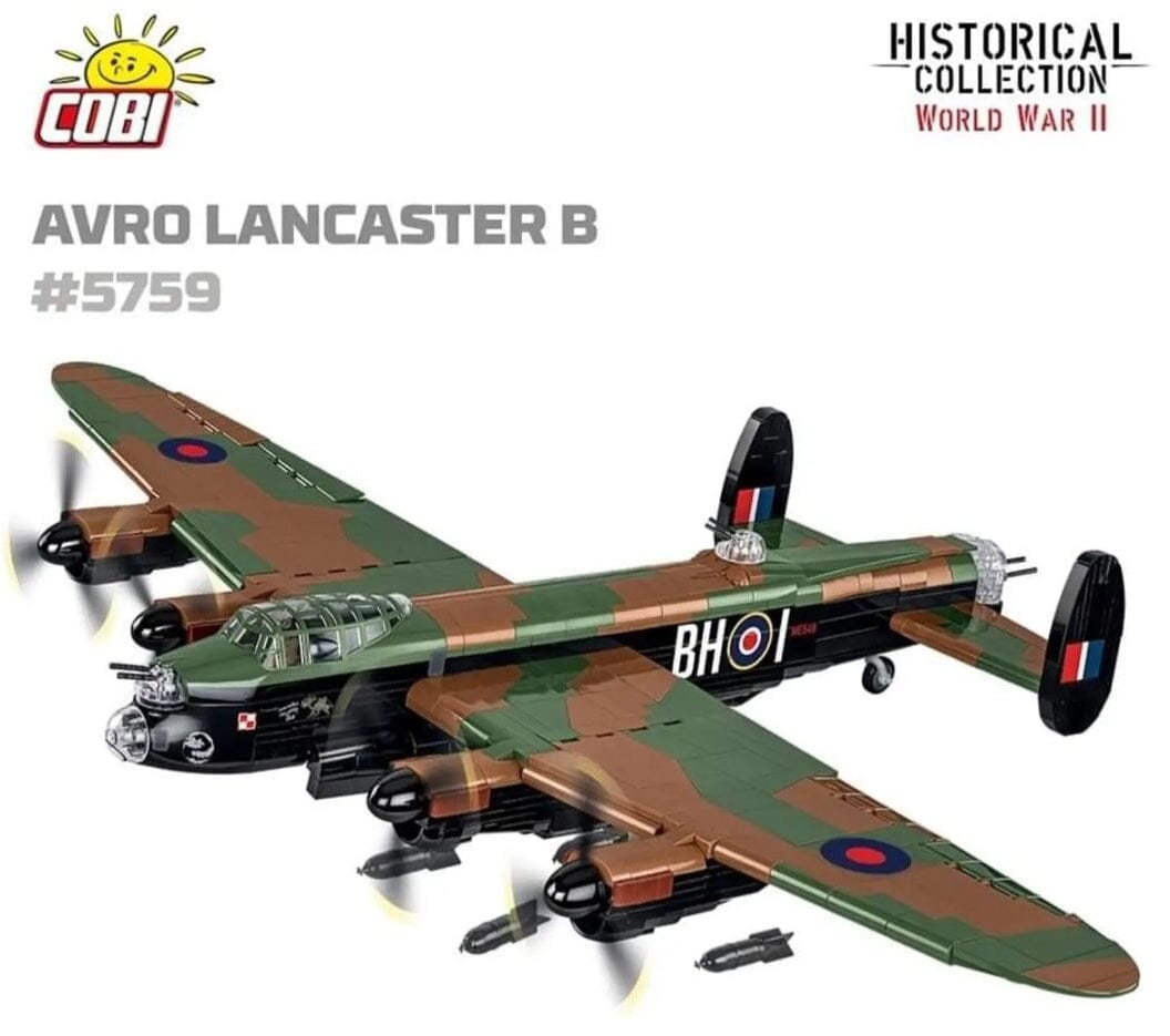 Avro Lancaster Bomber Mk. III brick plane model 