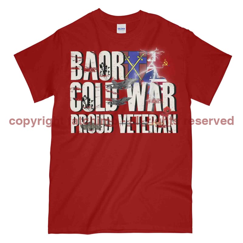BAOR Cold War Veteran Printed T-Shirt