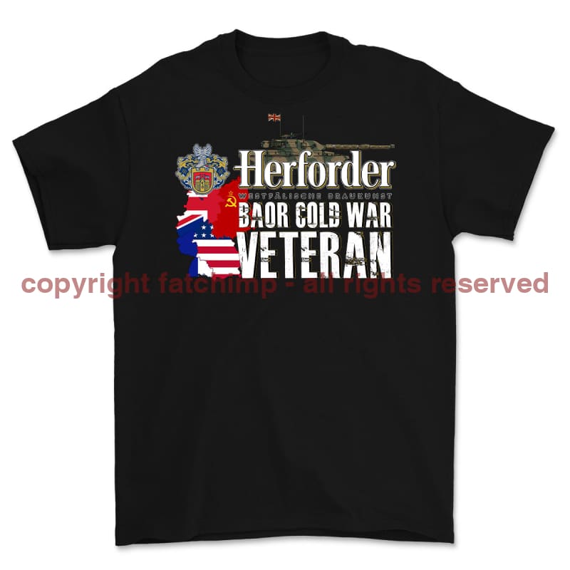 BAOR Herforder Cold War Veteran Printed T-Shirt