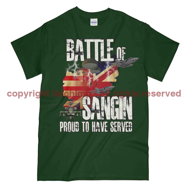 Battle Of Sangin Printed T-Shirt