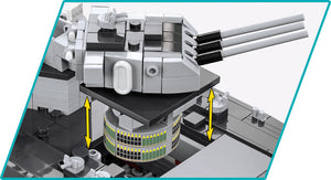 USS Missouri Battleship brick model - COBI 4837 - 2640 Bricks