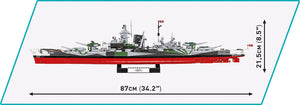 Battleship Tirpitz brick model - COBI 4839 - 2910 Bricks