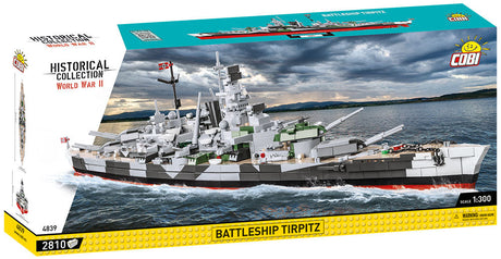 Battleship Tirpitz brick model - COBI 4839 - 2910 Bricks