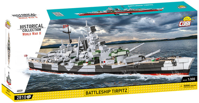 Battleship Tirpitz brick model - COBI 4839 - 2910 Bricks