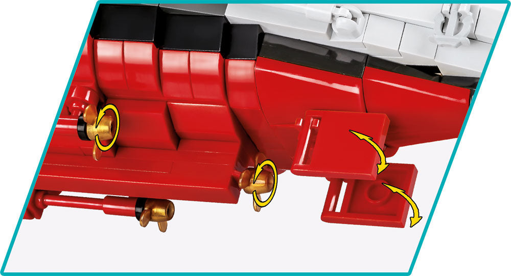 Battleship Tirpitz brick model - COBI 4839 - 2910 Bricks