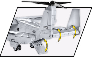 Bell Boeing V-22 Osprey tiltrotor brick model - COBI 5836 - 1090 bricks