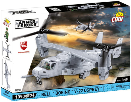 Bell Boeing V-22 Osprey tiltrotor brick model - COBI 5836 - 1090 bricks