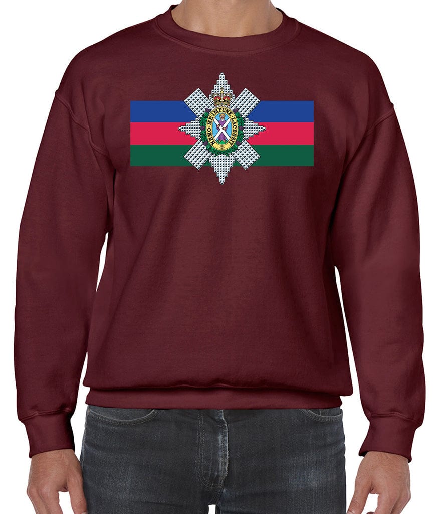 Black Watch Front Printed Sweater