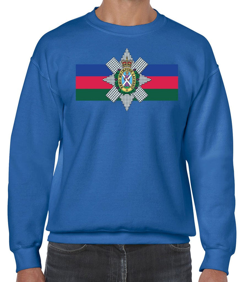 Black Watch Front Printed Sweater