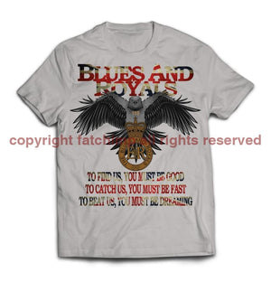 Blues and Royals Eagle Printed T-Shirt