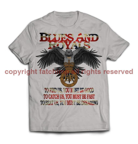 Blues and Royals Eagle Printed T-Shirt