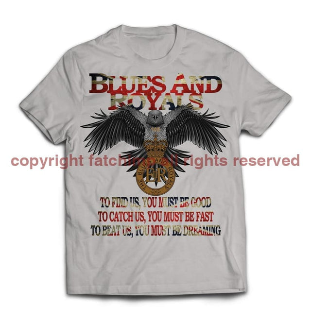 Blues and Royals Eagle Printed T-Shirt
