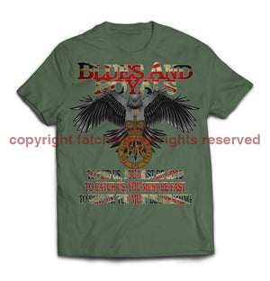 Blues and Royals Eagle Printed T-Shirt