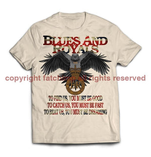 Blues and Royals Eagle Printed T-Shirt