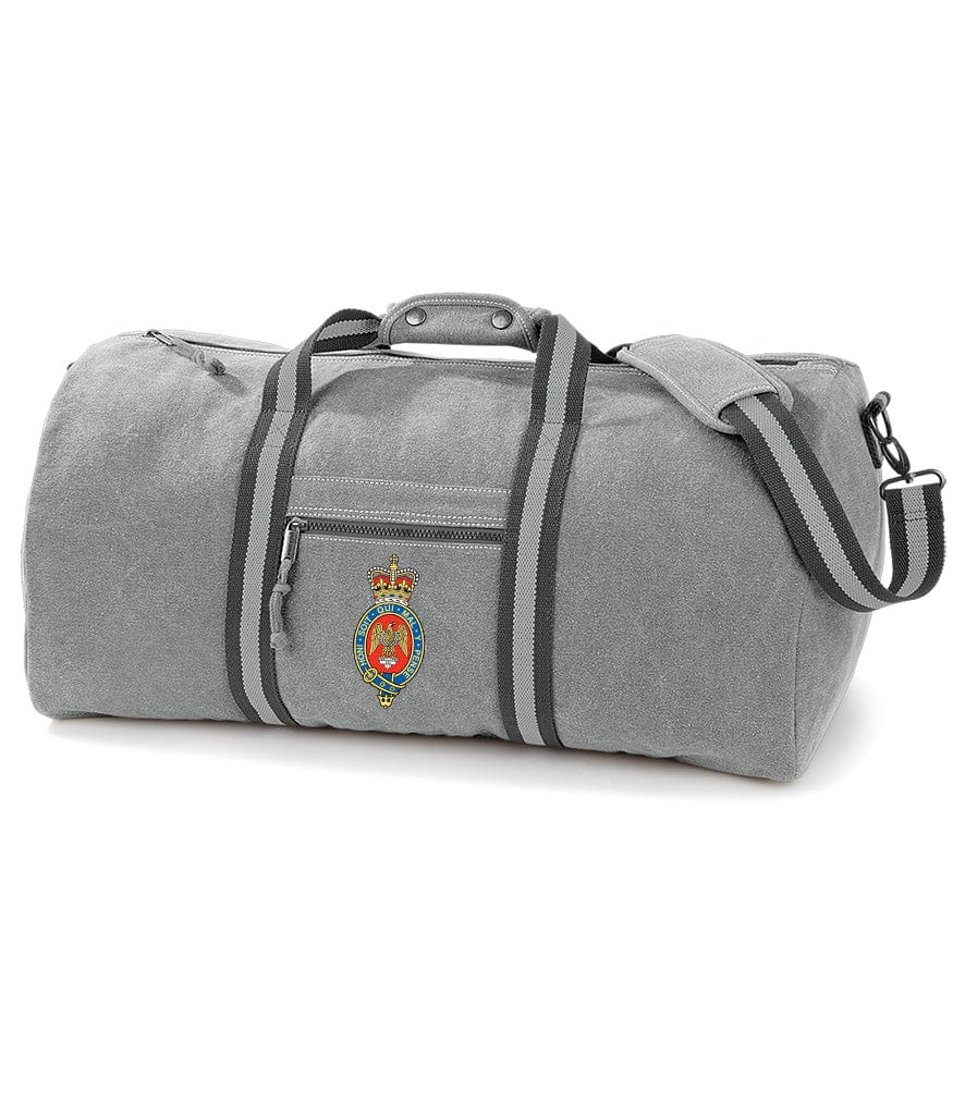 Blues and Royals Vintage Canvas Holdall