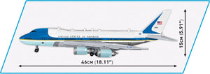 Boeing 747 Air Force One brick plane model - COBI 26610 - 1050 bricks