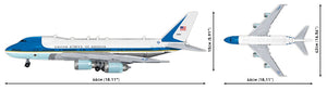 Boeing 747 Air Force One brick plane model - COBI 26610 - 1050 bricks