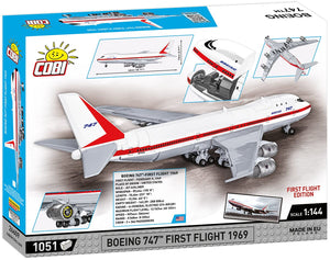 Boeing 747 First Flight 1969 brick plane model
