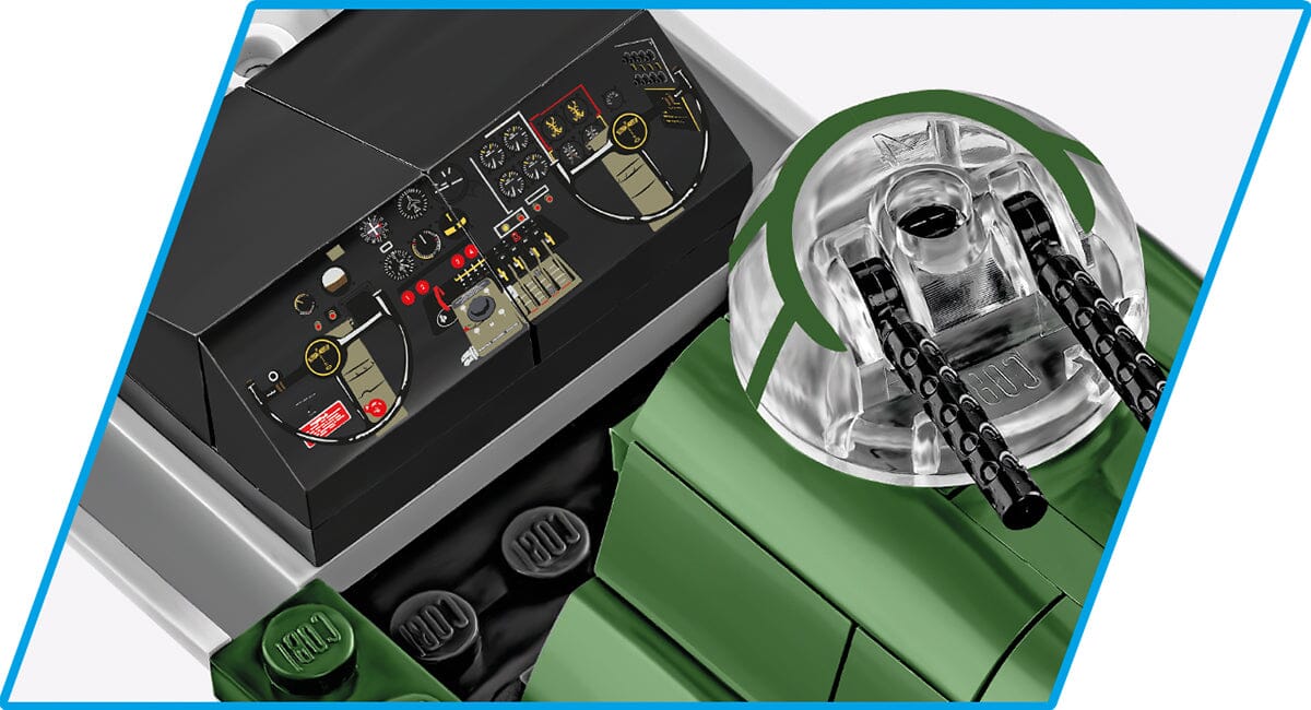 Boeing B17G "Flying Fortress" brick plane model - COBI 5750- 1210 bricks