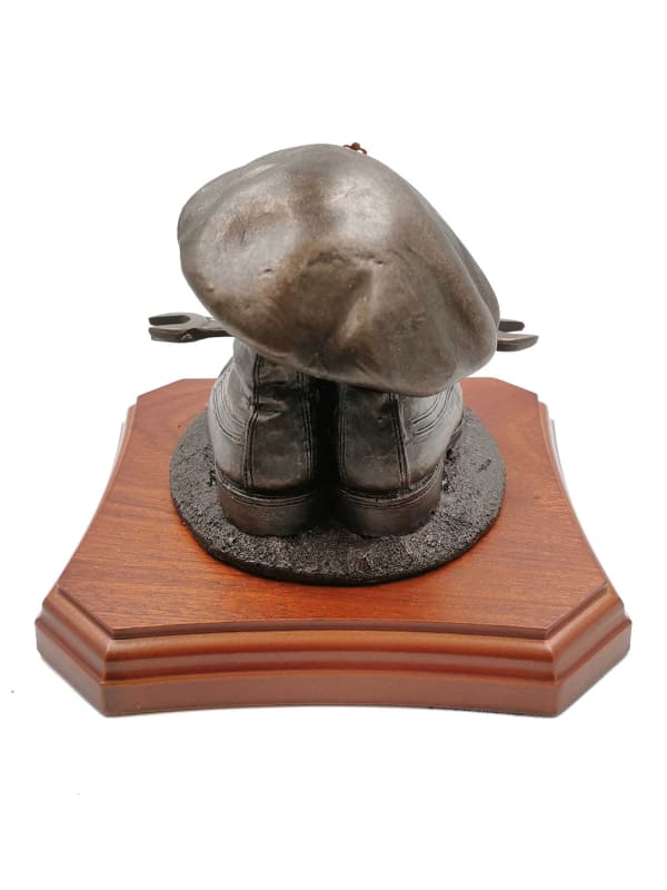 REME Boots and Beret with Spanner Cold Cast Bronze Statue