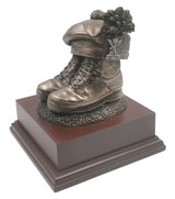 Boots and Beret with Tam O'Shanter RRS Cold Cast Bronze Statue