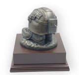 Boots and Virtus Helmet Cold Cast Bronze Statue