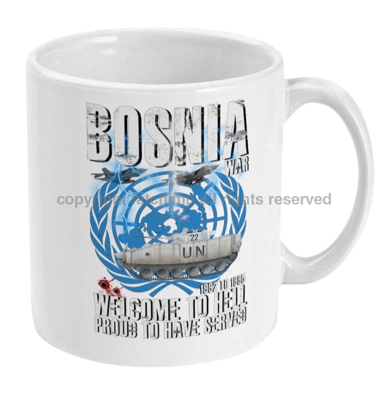 BOSNIA WELCOME TO HELL Ceramic Mug