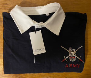 British Army Panelled Rugby Shirt - Sale Item