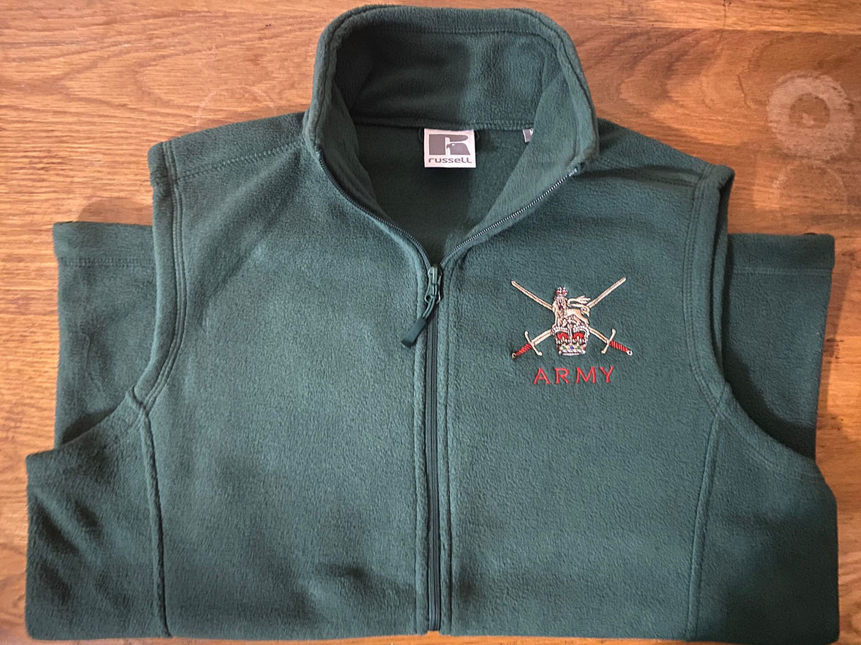 British Army Russell Athletic Outdoor Fleece Gilet