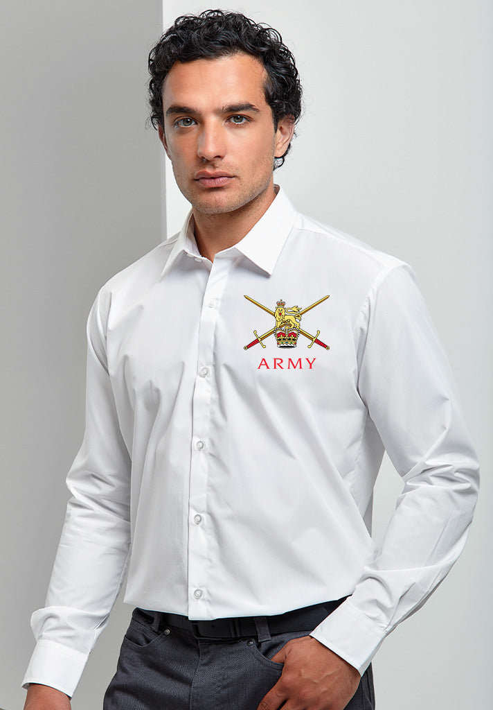 British forces embroidered oxford shirts