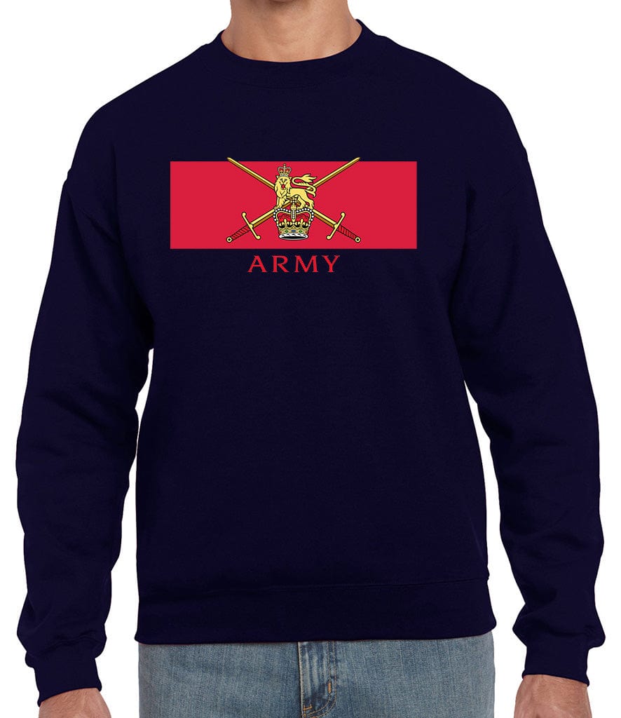 British Army Front Printed Sweater