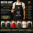 British Army Units Printed Cotton Unisex Apron