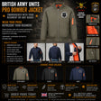 British Army Units Pro Bomber Jacket