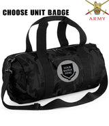 British Army Units Camo Barrel Bag
