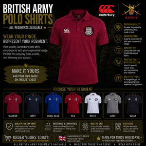 British Army Units Canterbury Pique Polo Shirt