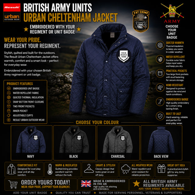 British Army Units Urban Cheltenham Jacket